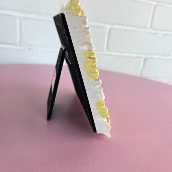 Vintage Y2K Russ 3d Daisy Photo Picture Frame 3x3 Photo - Y2K Daisy Photo Frame - Picture 5 of 6